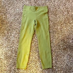 Olive green Lululemon leggings